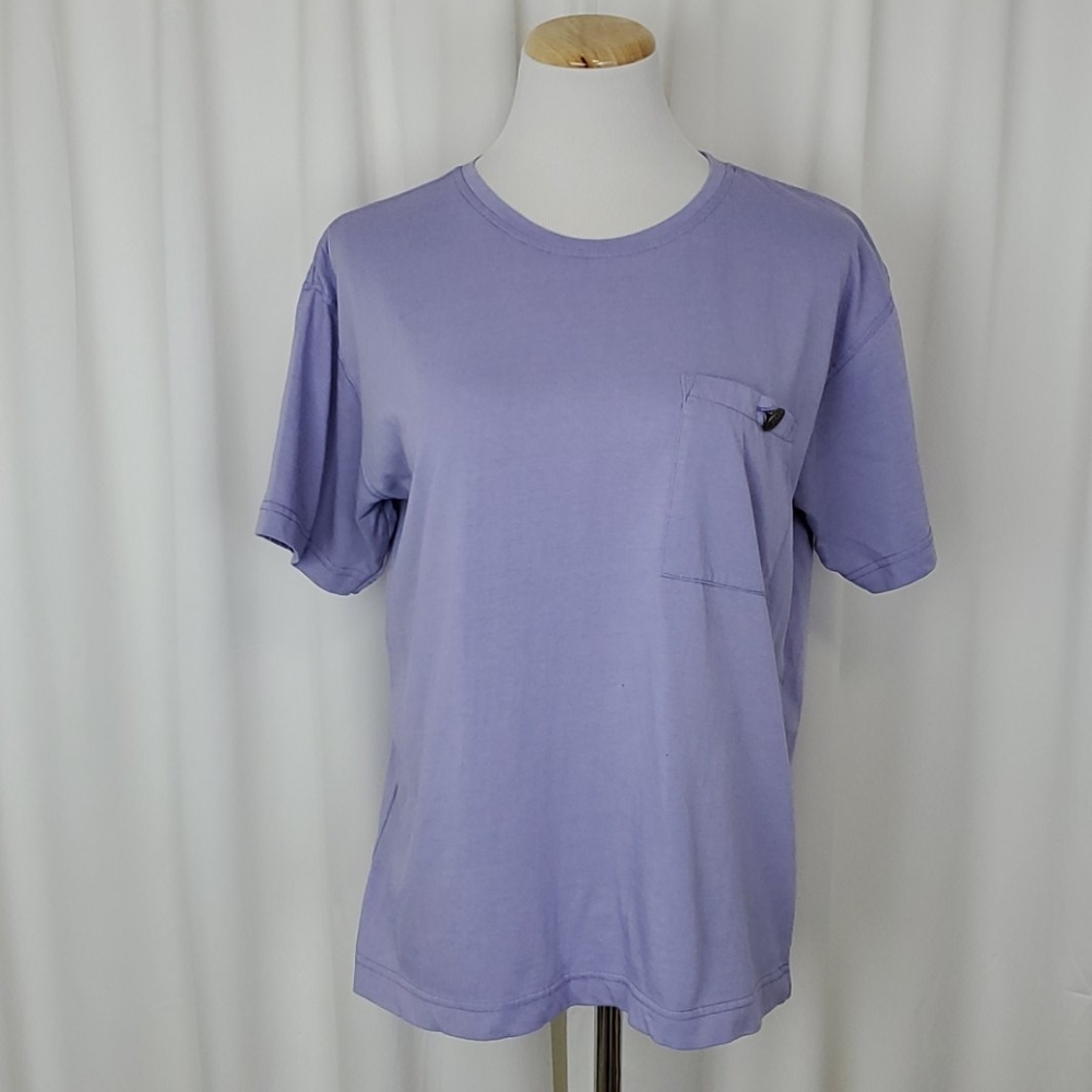 Erika & Company Pocket Tee Shirt Vintage Lilac Size M